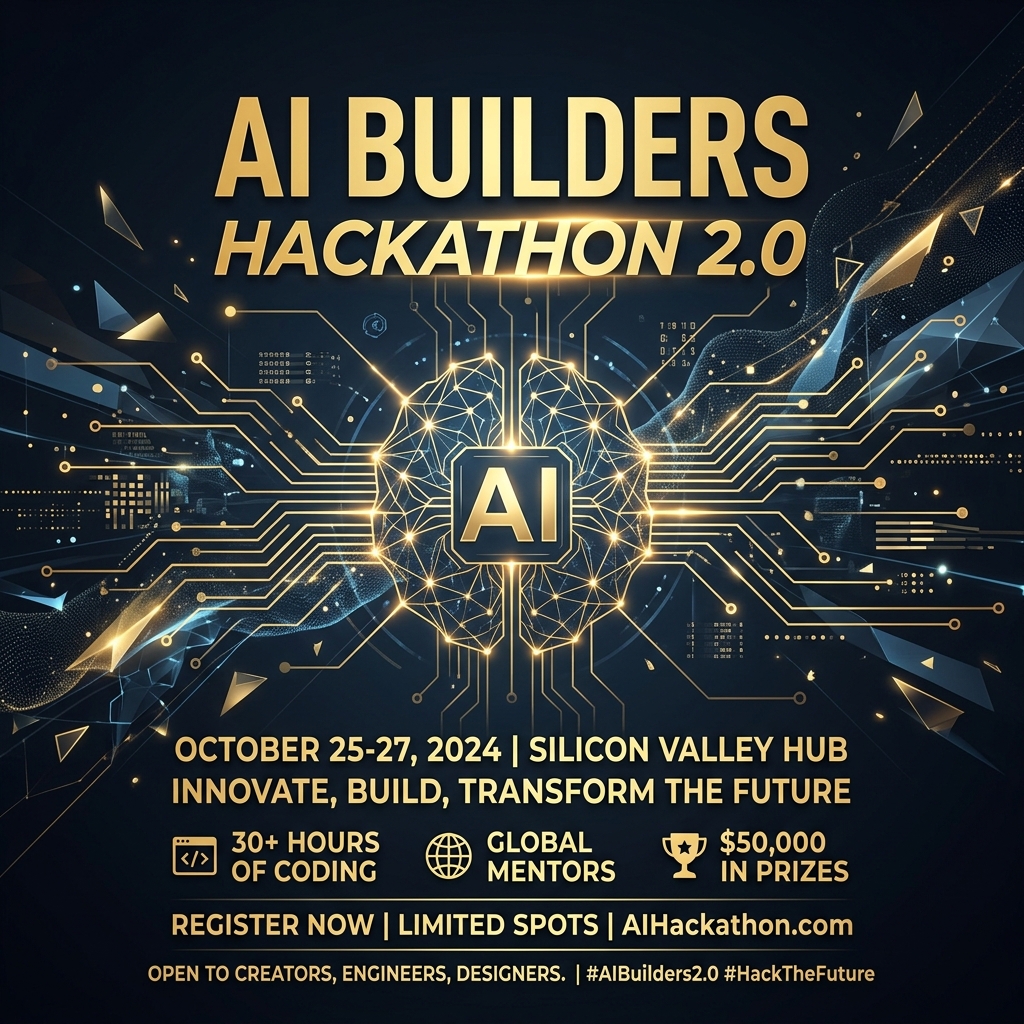 AI Builders Hackathon 2.0 Poster